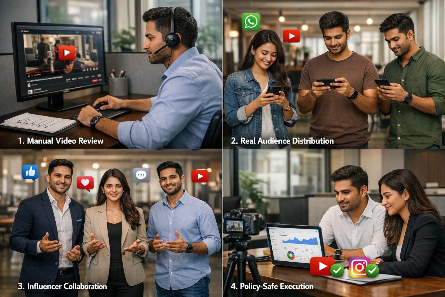 YT BOSS ka manual aur policy-safe YouTube promotion process jo real audience reach, influencer collaboration aur long-term channel growth par focus karta hai