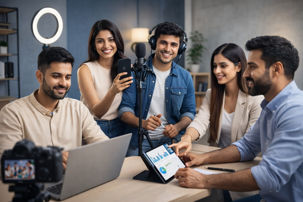 YouTubers, influencers and brands working together for digital promotion through YT Boss